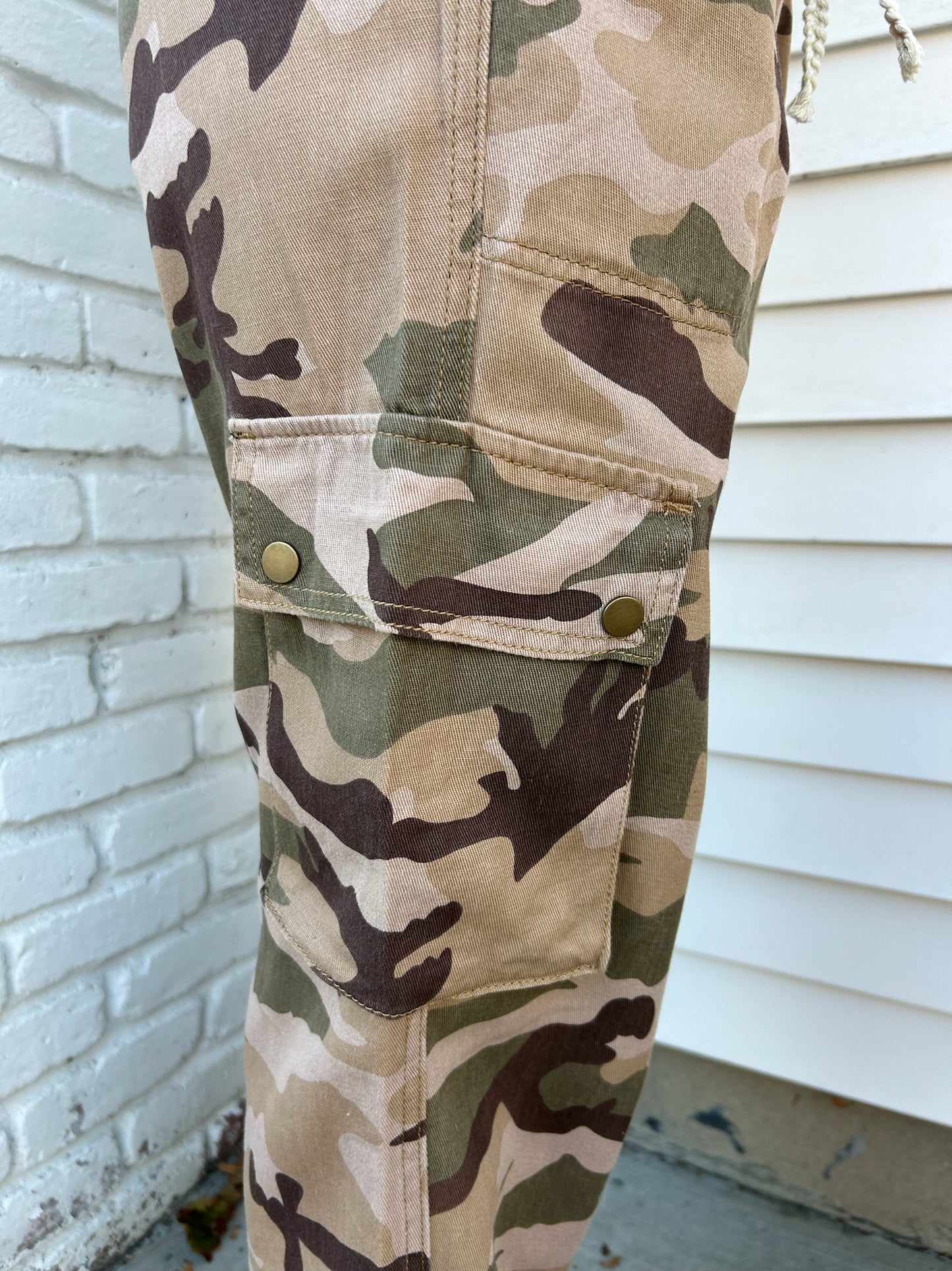 CAMO TWILL JOGGER PANTS