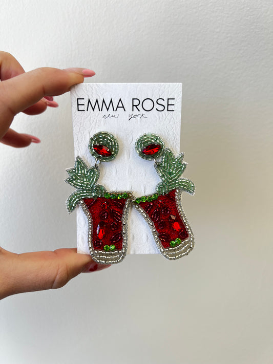 BLOODY MARY BEADED EARRINGS