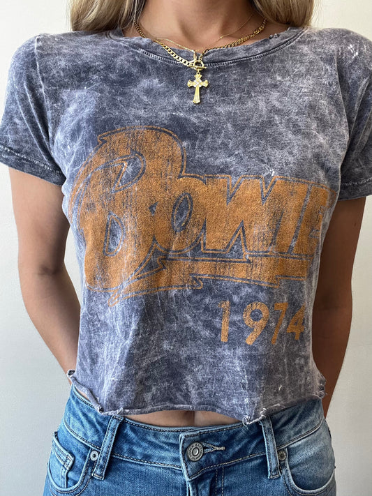 BOWIE 74' CROP TEE