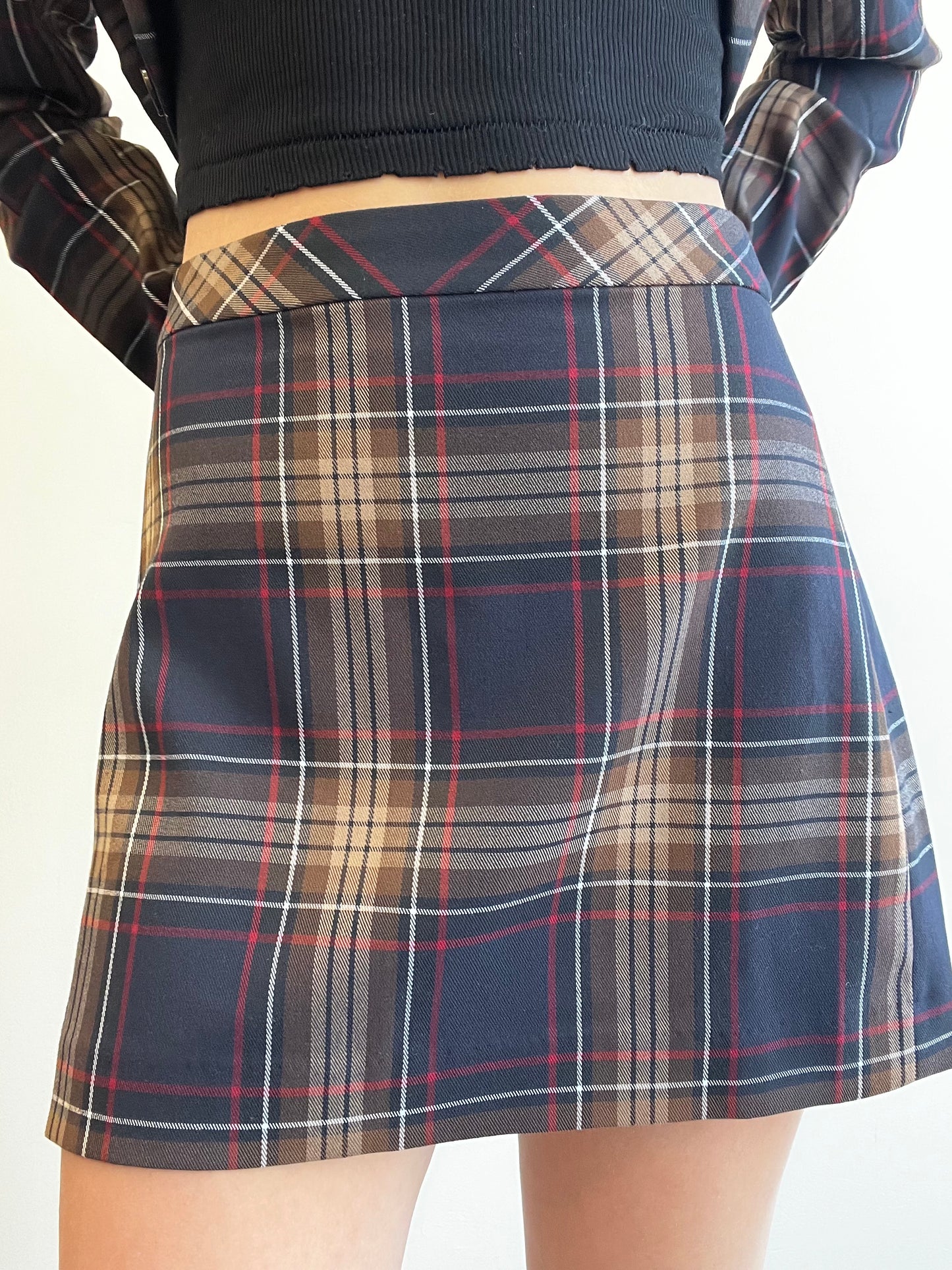 CAMERON PLAID SKIRT