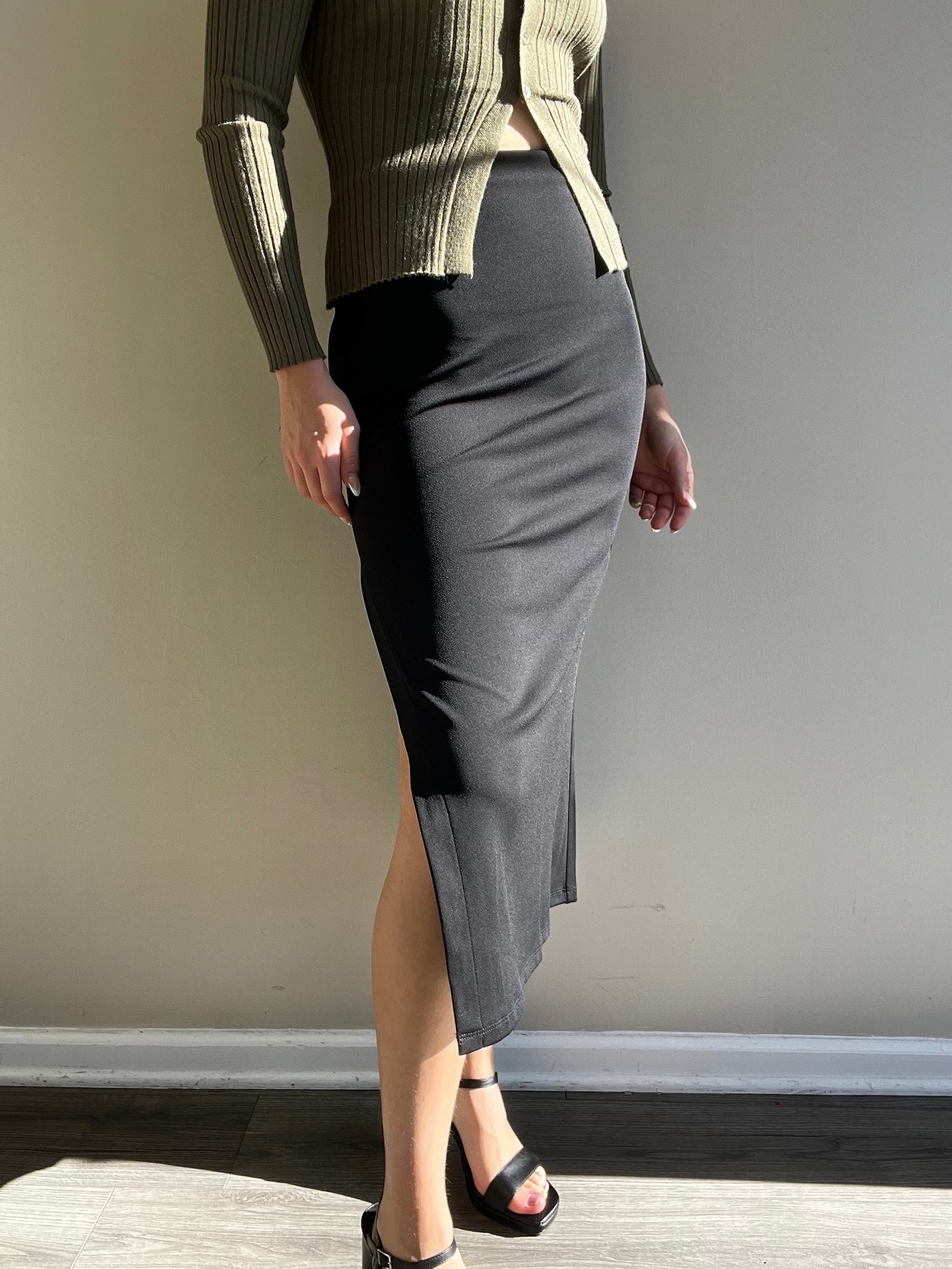 HIGH WAIST PENCIL SKIRT