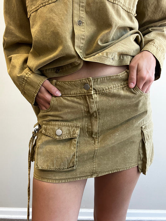 BROOKLYN CARGO SKIRT