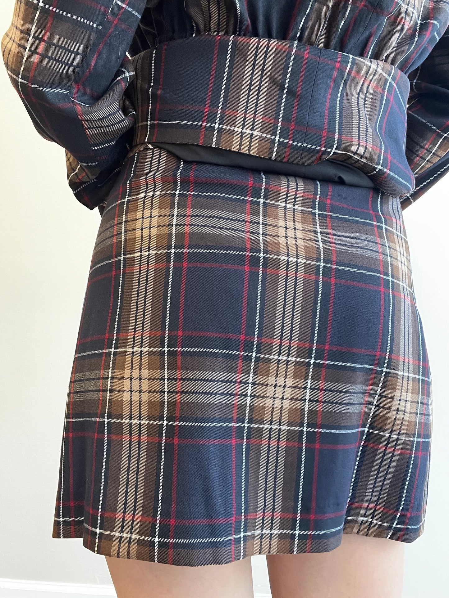 CAMERON PLAID SKIRT