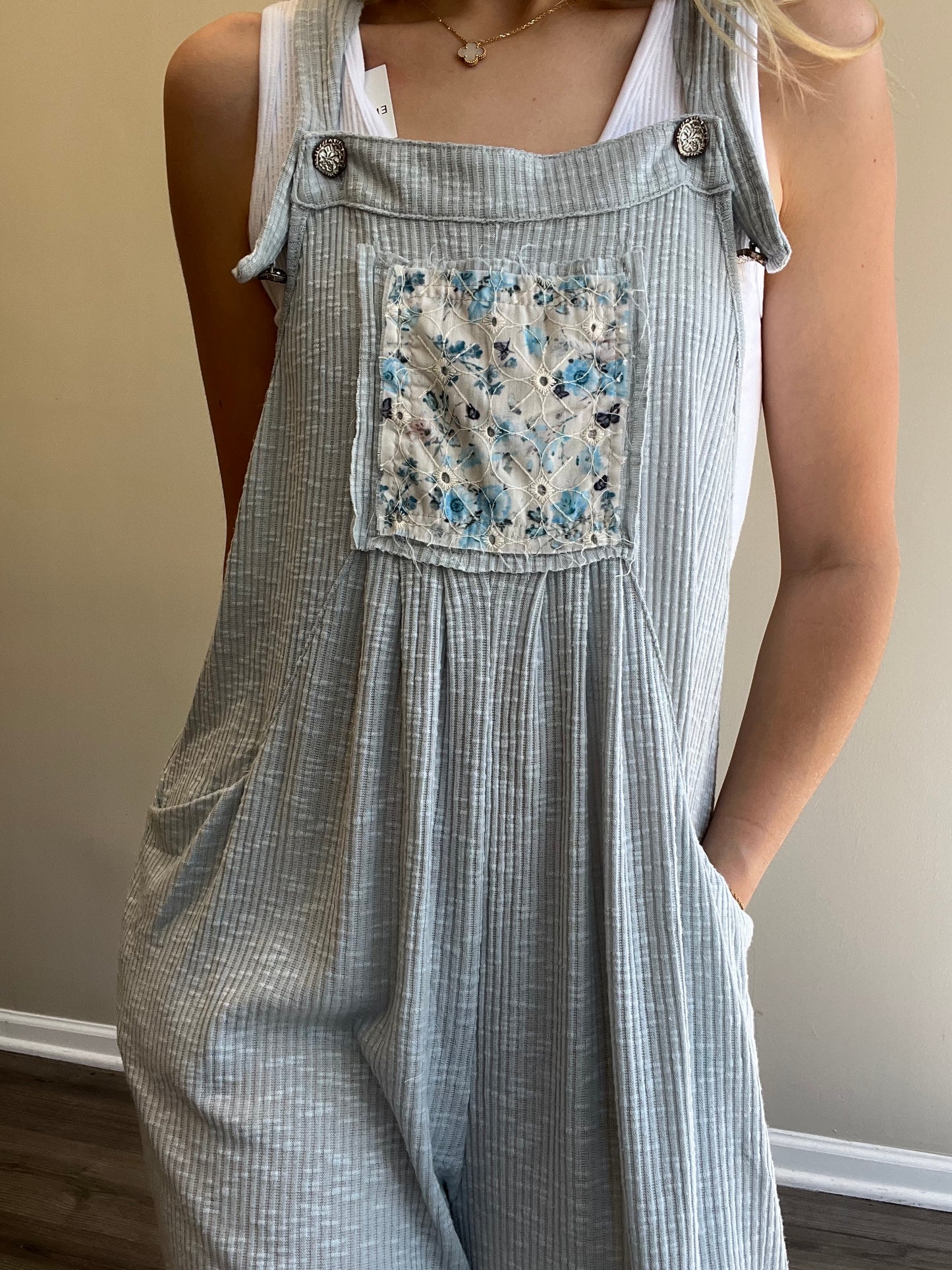 FLOWER PATCH OVERALLS