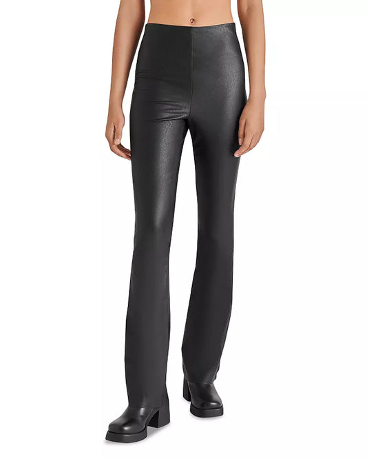 CITRINE FAUX LEATHER PANTS